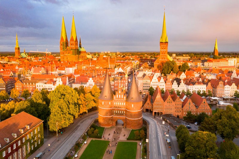 Lubeck là một trong các thành phố cảng Baltic lớn nhất, cổ xưa nhất của Đức, được hình thành từ năm 1143. (Ảnh: IT, DW)