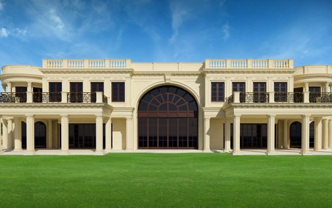 Siêu  biệt thự đắt nhất nước Mỹ Le Palais Royal là một quần thể rộng hơn 5.500m2 trên bãi biển Hillsboro (Florida, Mỹ) với kiến trúc kiểu Pháp.