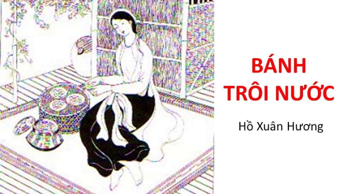 Trong bài thơ Bánh trôi nước,  nhà thơ Hồ Xuân Hương đã lựa chọn bánh trôi nước, một loại bánh dân giã nước làm hình ảnh trung tâm, biểu tượng cho người phụ nữ Việt nam trong xã hội phong kiến.