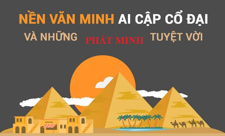 Nền văn minh Ai Cập cổ đại được đánh dấu là kết thúc sau khi Nữ hoàng Cleopartra đánh mất vương triều vào tay người La Mã vào những năm 300 trước Công nguyên. Trải qua hàng vạn năm tồn tại, nền văn minh này để phát minh và để lại cho nhân loại những di sản định hình thế giới. Ảnh: AI Creat