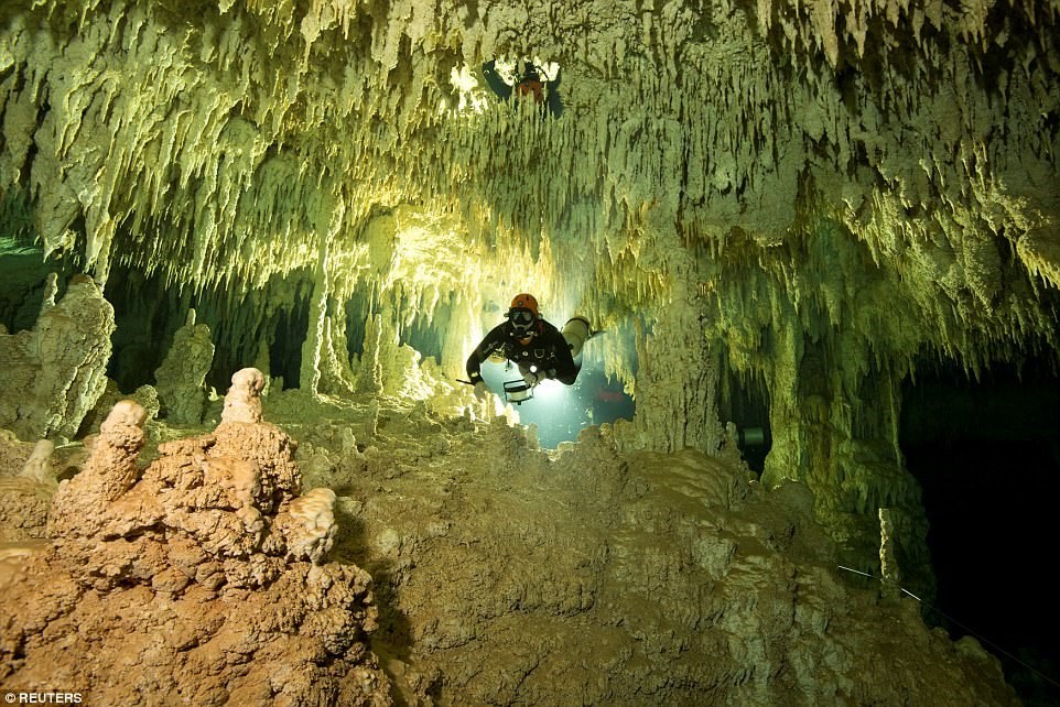  Hang động dưới nước trên có chiều dài khoảng 347 km. (Nguồn: Reuters)