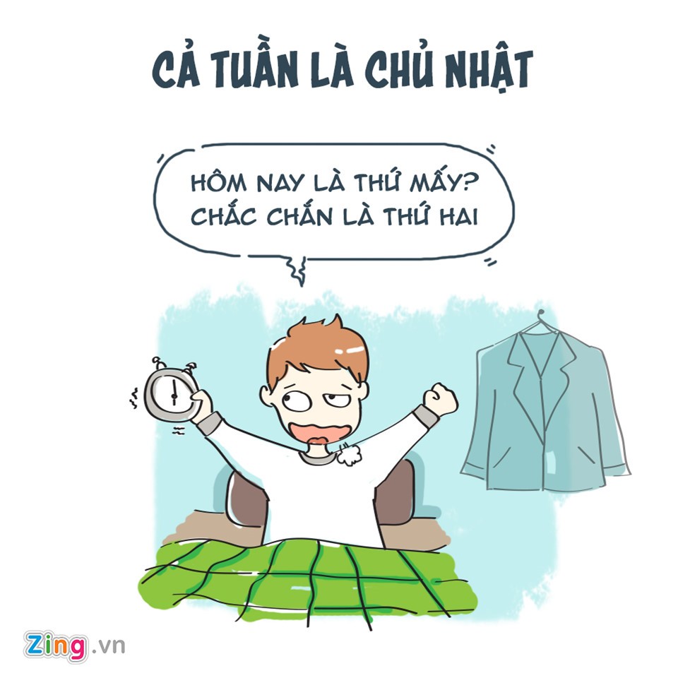 Dậy sớm đi học, đi làm có lẽ là "cơn ác mộng" lớn nhất trong thời tiết rét đậm ở miền Bắc những ngày này. Tú Anh (19 tuổi, sinh viên ở Hà Nội) mong cả tuần 7 ngày đều là chủ nhật để không phải rời xa chiếc giường ấm áp mỗi sáng sớm.