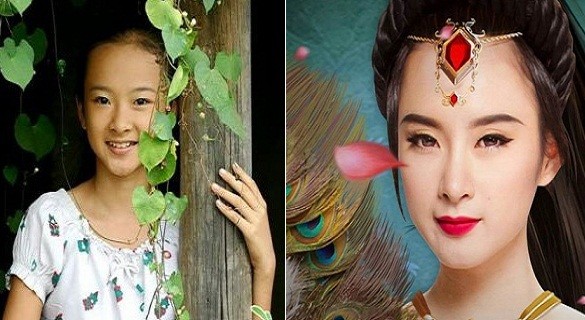 Bén duyên với điện ảnh từ năm 7 tuổi,  Angela Phương Trinh nhanh chóng trở thành cái tên khá nổi qua các bộ phim như "Kính vạn hoa", "Mùi ngò gai", "Bà mẹ nhí". Ngay sau đó, người đẹp kí nhiều hợp đồng quảng cáo cho các thương hiệu game lớn nhỏ. Theo Phương Trinh, số tiền catse cô kiếm được không hề nhỏ, do đó, cô có cuộc sống sung túc, mạnh chi cho hàng hiệu, siêu xe.