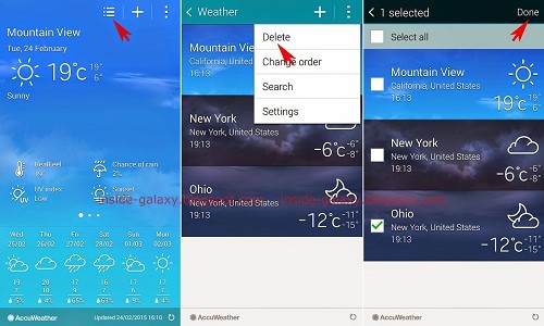 Một trong những  ứng dụng thời tiết tốt nhất cho Android là Accuweather. Đây là ứng dụng miễn phí cũng cấp cho bạn mọi dự báo thời tiết theo giờ, cũng như dự báo xa. Người dùng cũng có thể theo dõi khả năng mưa theo từng phút. Ảnh: Blogsport.