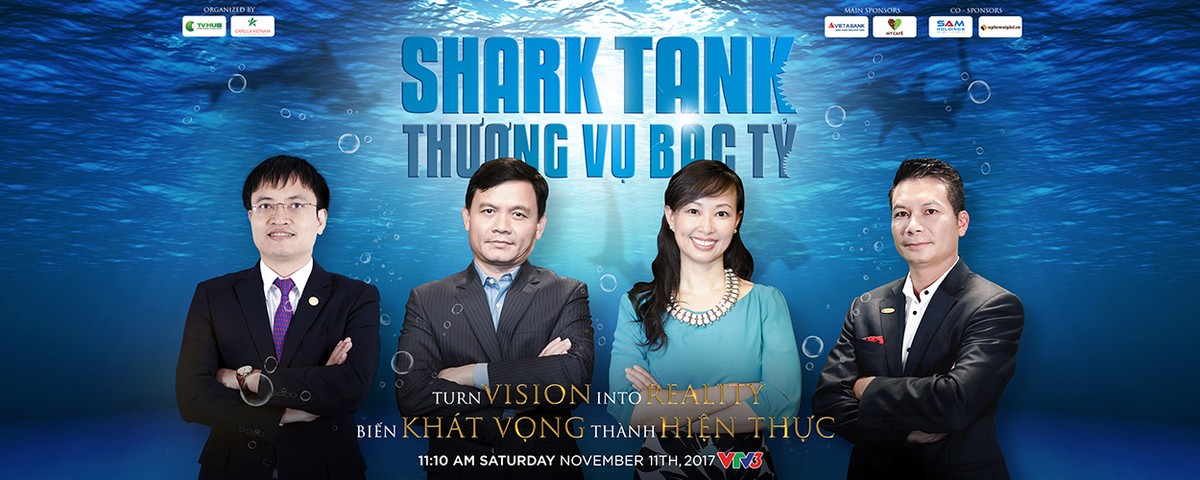 Ngay từ khi lên sóng VTV3 vào tháng 11/2017, chương trình truyền hình thực tế Shark Tank Việt Nam - Thương vụ bạc tỷ ngày càng thu hút sự chú ý của đông đảo khán giả, đặc biệt là giới kinh doanh. Ảnh: Sharktankvietnam.