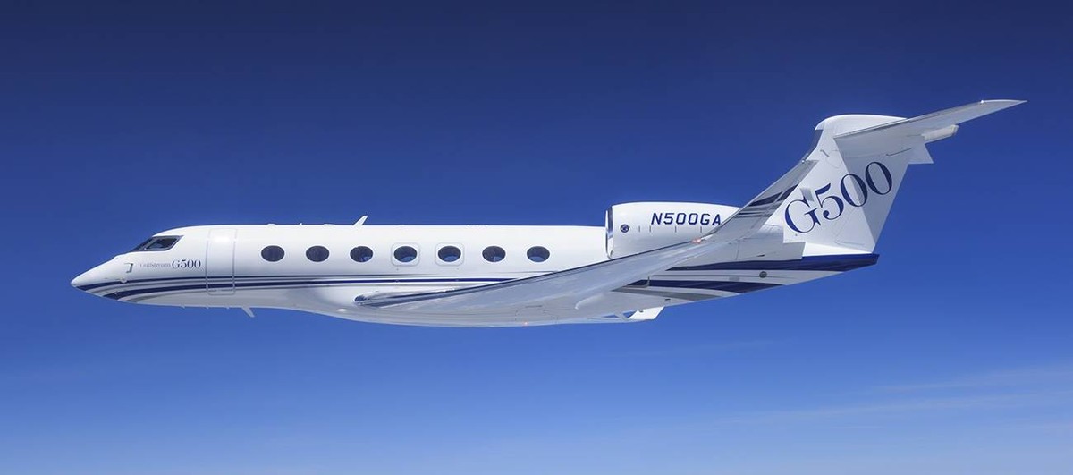 G500 là chiếc  máy bay tư nhân mới nhất của hãng Gulfstream. Máy bay có sức chứa 19 hành khách. Ảnh: Gulfstream.