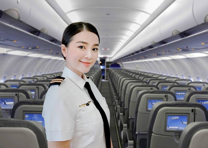 Mới đây trên trang Facebook cá nhân, nữ diễn viên  Diệu Thúy cho biết đã gia nhập hãng hàng không Bamboo Airways và trở thành nữ phi công đầu tiên của hãng bay này. Ảnh: FBNV.