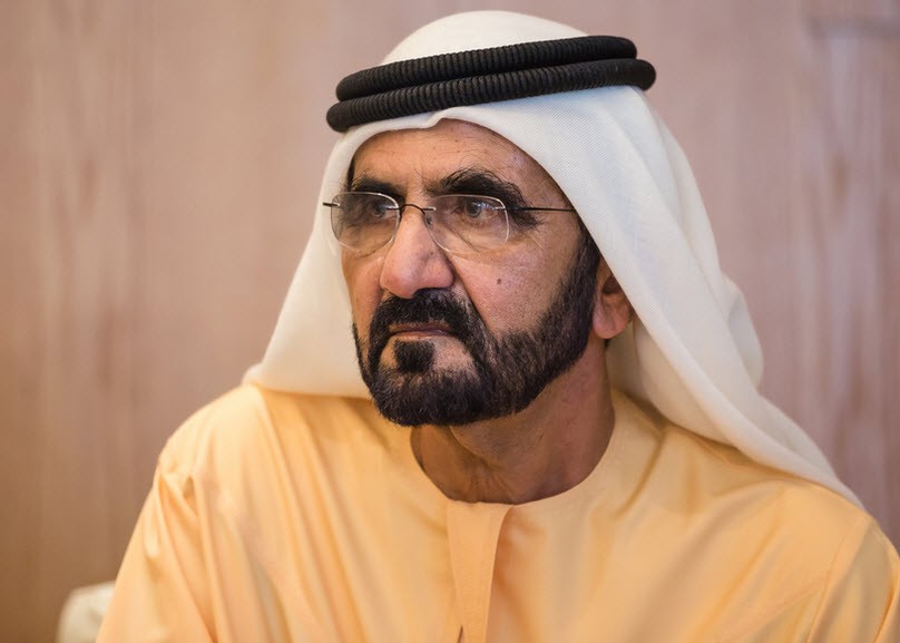 Hoàng thân Mohammed bin Rashid al-Maktoum -  Tiểu vương của Dubai, kiêm Thủ tướng và Phó Tổng thống của UAE, khiến cả thế giới chú ý khi ông nối nghiệp anh trai là Hoàng thân Maktoum bin Rashid Al Maktoum vào năm 2006. Ảnh: Wiki