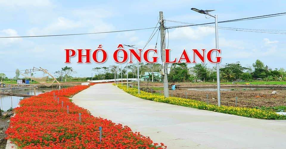 Phố Ông Lang tọa lạc tại ấp Tấn Hòa, xã Giai Xuân, huyện Phong Điền, TP Cần Thơ do ông Nguyễn Ngọc Lang, một người gốc Cần Thơ hiện sống tại TP HCM xây dựng để người dân được vui chơi miễn phí. Ảnh: Facebook