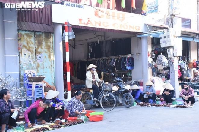 Thời điểm tháng 9 đến tháng 12 Âm lịch hàng năm, chợ làng Giống (xã Cổ Dũng, Kim Thành, Hải Dương) lại tấp nập người bán kẻ mua thịt chuột đồng.