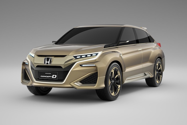 Vào tháng 4/2015 cũng tại triển lãm ôtô Bắc Kinh, Honda đã giới thiệu mẫu coupe SUV ý tưởng Concept D và nhận được phản hồi tốt từ người tiêu dùng. Chính vì vậy vào năm nay, hãng sẽ tung ra phiên bản sản xuất hàng loạt của chiếc xe.