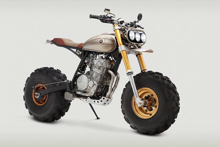 Bản độ  Honda XR650L "bánh béo" cực độc này giống như một lời khẳng định của các tay thợ từ Classified Moto, khi họ đã chán phải nghe những "anh hùng bàn phím" phàn nàn về những lỗi nhỏ nhất trên các tác phẩm của xưởng. Chính vì vậy, họ đã tạo ra một chiếc xe thật "điên", khiến những kẻ "rỗi việc" này tha hồ chê bai.