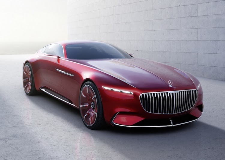 Có tên gọi chính thức là  Vision Mercedes-Maybach 6, mẫu siêu coupe ý tưởng thứ 2 của Maybach đã từng được Mercedes hé lộ lần đầu vào tuần vừa rồi. Trong tên gọi của xe, chữ "Vision" thường được gắn với những chiếc xe ý tưởng của Mercedes trong khi số 6 chỉ chiều dài gần 6 mét.