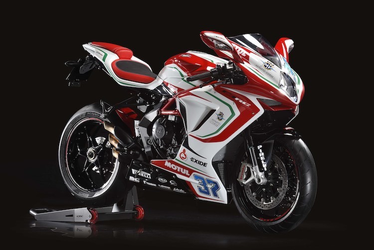 Dù đang gặp các khó khăn tài chính, những hãng môtô Ý MV Agusta vẫn giữ đúng lời hứa với khách hàng và tung ra vài model mới mỗi năm. Sau khi ra mắt chiếc siêu môtô "hàng thửa" F4Z, chiếc "xe đua đường phố"  MV Agusta F3 RC đã tiếp tục được hãng công bố.