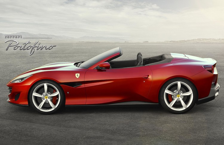 Được tạo ra nhằm thay thế cho dòng Ferrari California trước đây, mẫu siêu xe  mui trần Ferrari Portofino mới sẽ là sản phẩm rẻ nhất của hãng, nhưng vẫn có hiệu năng vận hành "đỉnh". Giống như California, Portofino cũng là tên địa danh - một làng ven biển tại Ý.