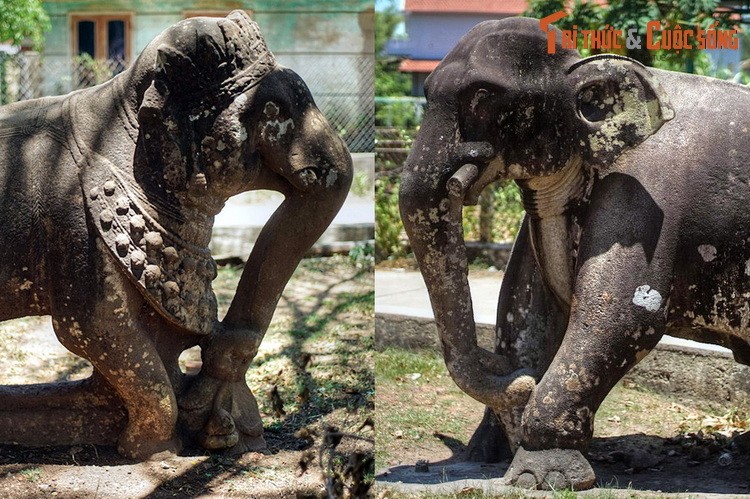 Ngày nay, trong khu vực thành cổ Đồ Bàn (xã Nhơn Hậu, thị xã An Nhơn, tỉnh Bình Định) còn lưu giữ cặp tượng voi đá cổ rất độc đáo do người Chăm chế tác. Vào ngày 30/1 vừa qua, cặp voi này đã được công nhận là  Bảo vật quốc gia của Việt Nam.