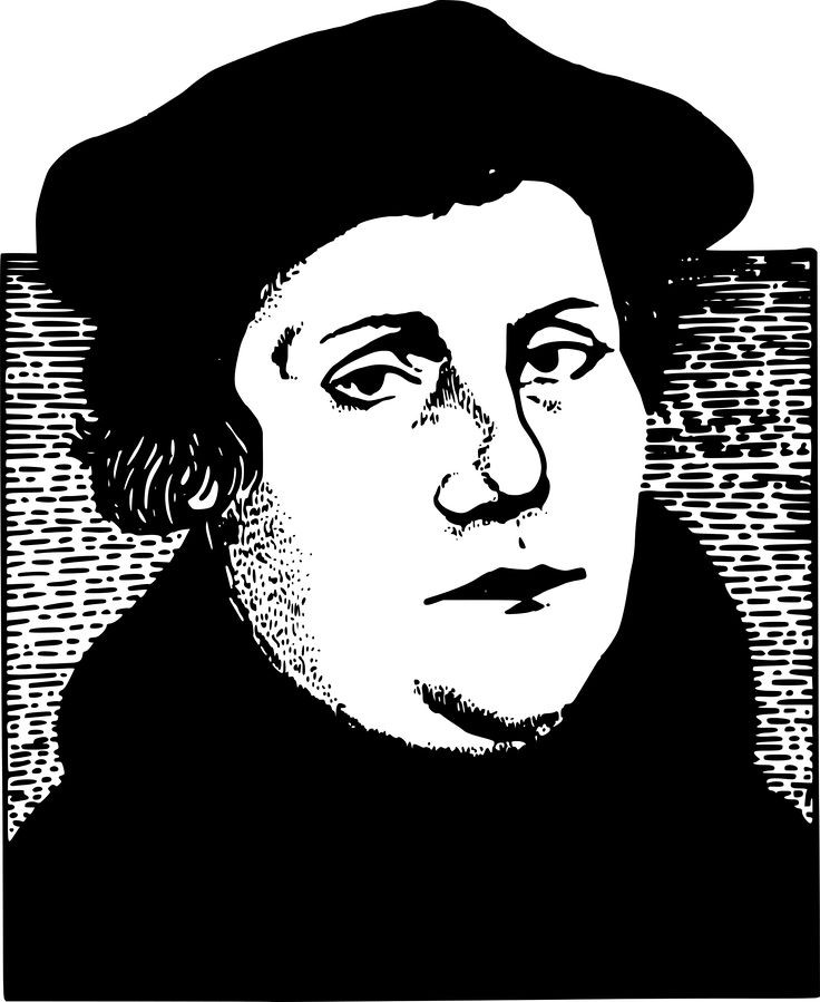  1. Martin Luther gây chấn động cộng đồng Công giáo châu Âu (1517). Vào ngày 31/10/1517, nhà cải cách tôn giáo Martin Luther đã công bố 95 luận điểm, chỉ trích giáo hội Công giáo về việc bán bùa xá tội. Ảnh: Pinterest.