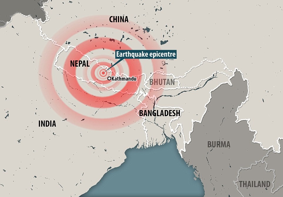  Trận động đất mạnh 7,9 độ Richter ngày 25/4 có tâm chấn cách Thủ đô Kathmandu của Nepal đã làm thương vong hơn 6.000 người và con số này còn cao hơn nữa.