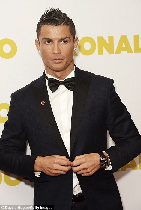 Buổi ra mắt phim của  Cristiano Ronaldo diễn ra vào chiều thứ 2, ngày 9/11 tại London, Anh.