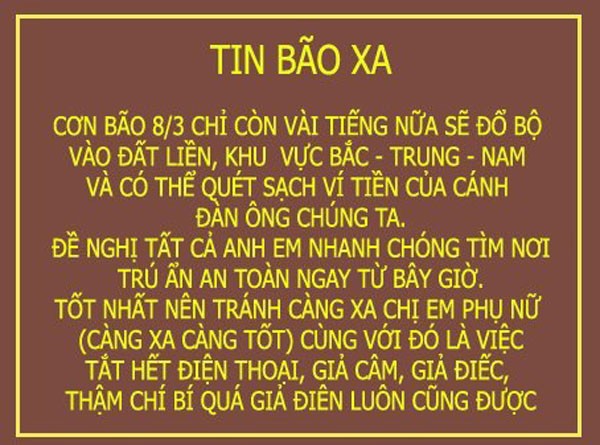 Những ngày qua, cư dân mạng liên tục cho đăng tải những bức ảnh chế ngày 8/3 khiến mọi người bò lăn ra cười.