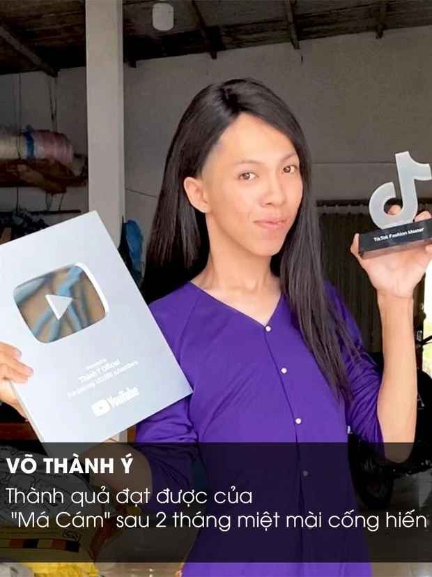 Võ Thành Ý là chủ kênh  TikTok triệu view được nhiều người yêu thích. Anh chàng này gây ấn tượng nhờ diễn xuất duyên dáng trong nhiều clip; đồng thời được gọi bởi nickname hết sức dễ thương – Má Cám.