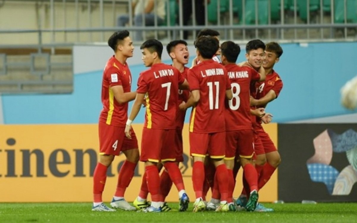 Chạm trán Thái Lan ở vòng bảng giải U23 châu Á 2022, U23 Việt Nam dẫn 1-0 ngay từ giây 17.