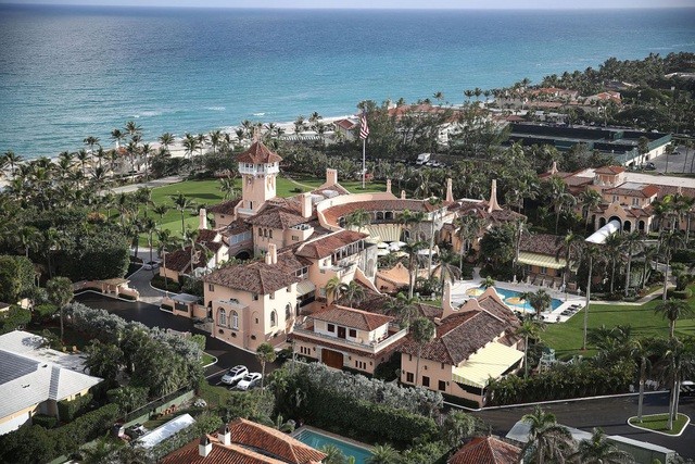 Mar-a-Lago ở bang Florida là khu nghỉ dưỡng của gia đình  Tổng thống Trump. Ảnh: Getty.