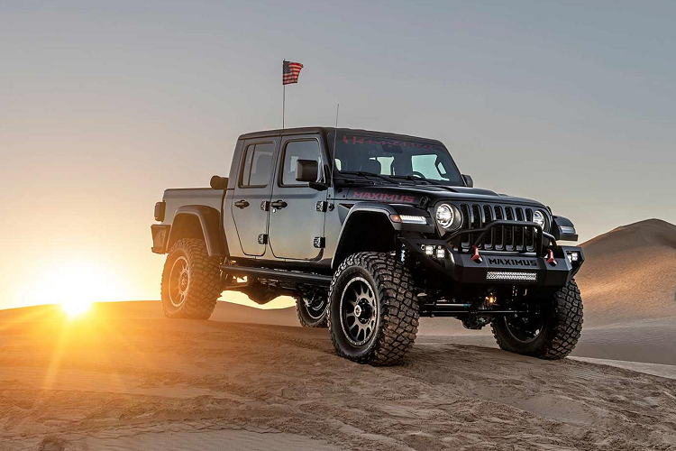 Hennessey sử dụng mẫu xe địa hình Jeep Gladiator 2020 làm nền tảng cho mẫu xe  bán tải hạng nặng Maximus 1000 của mình.