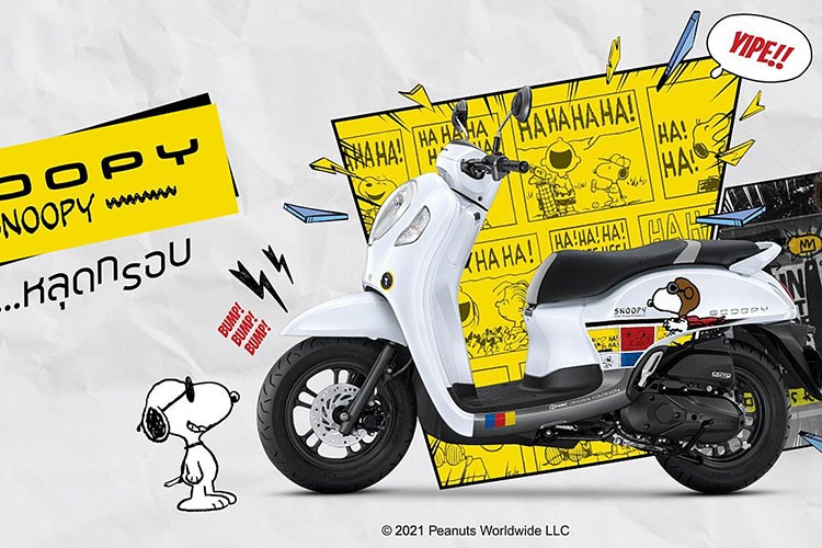 Mới đây, mẫu  xe ga Honda Scoopy - một trong những mẫu xe dành cho tuổi teen với ngoại hình nhỏ nhắn cực kỳ đáng yêu vừa được hãng xe Nhật Bản cho ra mắt phiên bản mới.