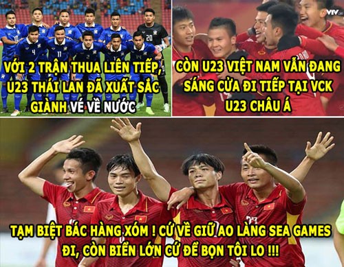  U23 Việt Nam vượt mặt Thái Lan khi ra biển lớn.