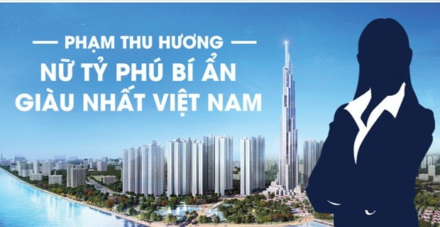 Bà Phạm Thu Hương là người sát cánh cùng chồng từ khi khởi nghiệp đến lúc hiện tại. Ảnh: Zing.   Các năm sau đó, tài sản của bà Hương liên tục tăng với 2.963 tỷ đồng (2012), 3.436 tỷ đồng (2013), 3.481 tỷ đồng (2014), 4.196 tỷ đồng (2015)…   Bà Phạm Thu Hương cũng liên tiếp là người phụ nữ giàu nhất Việt Nam trên sàn chứng khoán và góp mặt trong top 3 những người giàu nhất Việt Nam.    Bà Đặng Ngọc Lan - vợ "bầu" Kiên  Bà Đặng Ngọc Lan và ông Nguyễn Đức Kiên từng là một cặp đại gia nổi danh trên thương trường trước khi ông Kiên lâm vào vòng lao lý.  Hơn 10 năm kinh nghiệm trong lĩnh vực tài chính, bà Đặng Ngọc Lan đã tham gia vào nhiều dự án phát triển và đầu tư quan trọng tại Ngân hàng Á Châu.