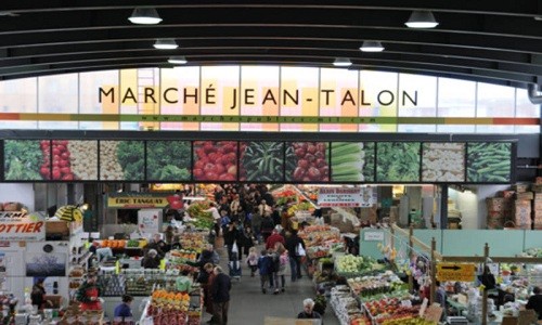 Chợ Jean-Talon ở Canada là một trong những khu  chợ trời lớn nhất khu vực Bắc Mỹ. Ảnh: Canadian.