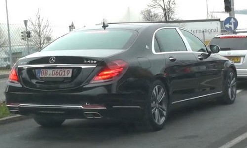 Xuất hiện ảnh thực tế của Mercedes-Maybach S400