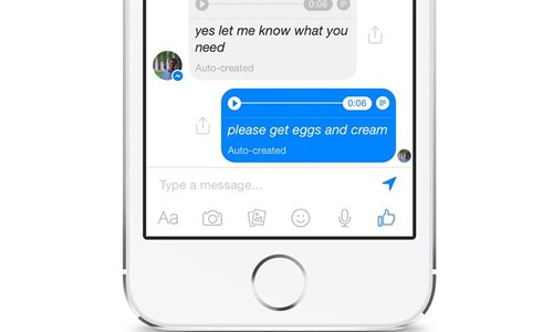Facebook có khả năng chuyển giọng nói thành văn bản