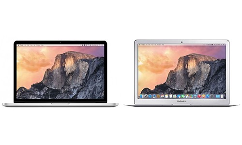 So sánh chi tiết MacBook Pro Retina 2015 và Macbook Air 2015