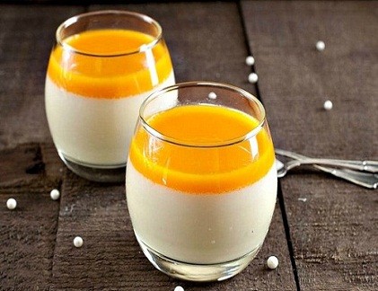 Panna Cotta xoài: thơm ngon, béo ngậy