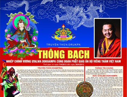 Nhiếp Chính Vương Gyalawa Dokhampa sang thăm Việt Nam