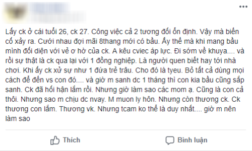 Cô vợ trẻ uất nghẹn hỏi chị em về chồng ngoại tình: Nên giữ hay buông?