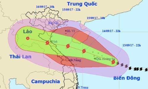 Bão số 10 mạnh cấp 16, Thủ tướng ra công điện khẩn