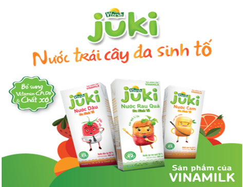 Vfresh Juki - Nước trái cây đa sinh tố dành cho trẻ em 