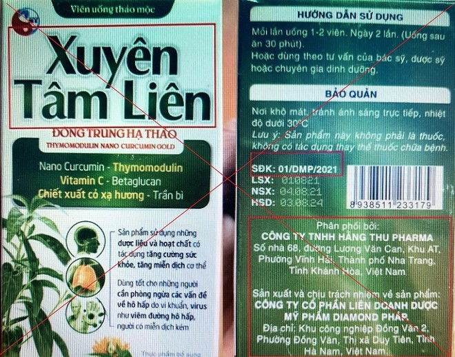 Bộ Y tế cảnh báo TPBVSK Xuyên Tâm Liên giả mạo, quảng cáo “bịp” 