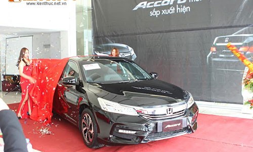 Chưa ra mắt, Honda Accord 2016 đã có mặt tại đại lý HVN