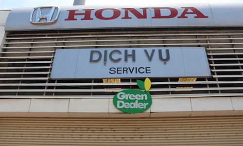 Đại lý ôtô Honda Việt Nam đều đạt tiêu chuẩn Green Dealer 