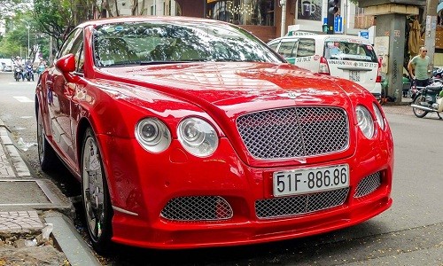 Siêu xe sang Bentley Continental GT biển khủng ở SG