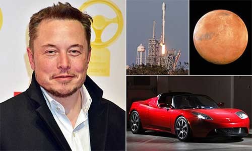 Elon Musk sắp đưa ôtô điện Tesla Roadster vào vũ trụ