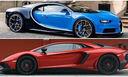 Siêu xe triệu đô Bugatti Chiron và Lamborghini Aventador dính lỗi