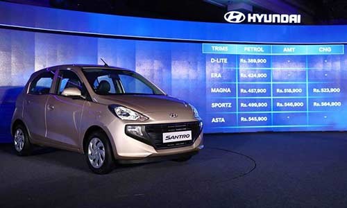 Ra mắt Hyundai Santro 2019 “chốt giá” từ 124 triệu