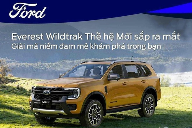 Ford Everest Wildtrak 2023 tại Việt Nam dự kiến khoảng 1,5 tỷ đồng?