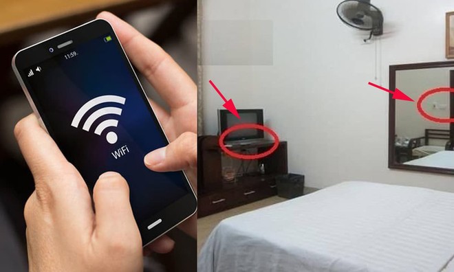 Phát hiện nhà nghỉ, khách sạn có kết nối wifi lạ, nên rời đi ngay