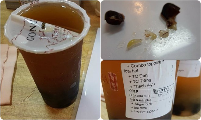 Lại xôn xao nghi vấn trà sữa Gong Cha có "dị vật"?